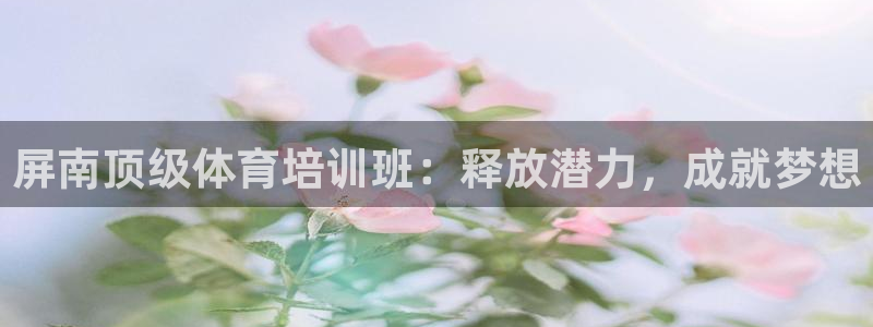 欧陆娱乐平台咋样啊赚钱：屏南顶级体育培训班：释放潜力