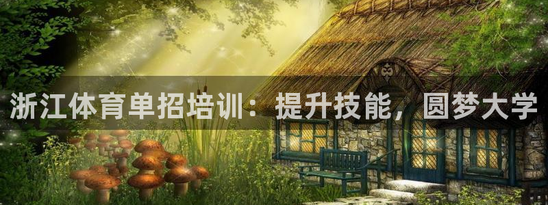 欧陆娱乐提现两百万：浙江体育单招培训：提升技能，圆梦