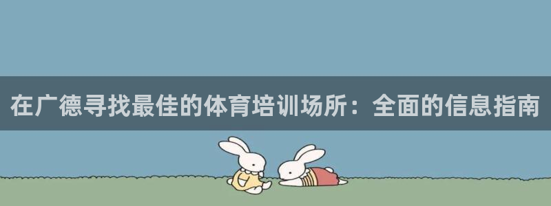 欧陆娱乐计划预测软件有哪些：在广德寻找最佳的体育培训