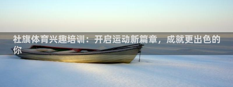 欧陆娱乐平台登录不上：社旗体育兴趣培训：开启运动新篇