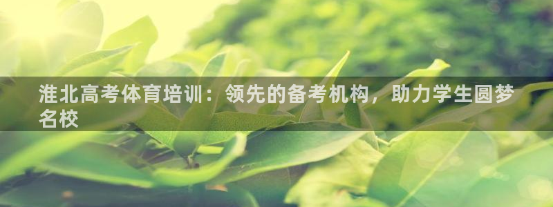 欧陆娱乐是正规吗?：淮北高考体育培训：领先的备考机构，助力学