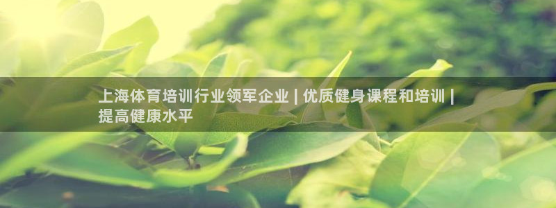 欧陆娱乐微信：上海体育培训行业领军企业 | 优质健身