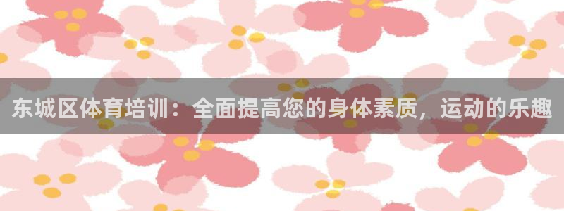 欧陆娱乐官方网站首页：东城区体育培训：全面提高您的身